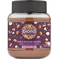 Pieniško šokolado ir lazdynų riešutų kremas, ekologiškas (350g)